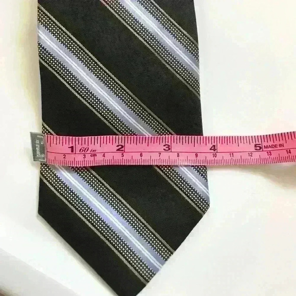 Michael Kors Navy SP Core Stripe Neck Tie - Picture 3 of 10